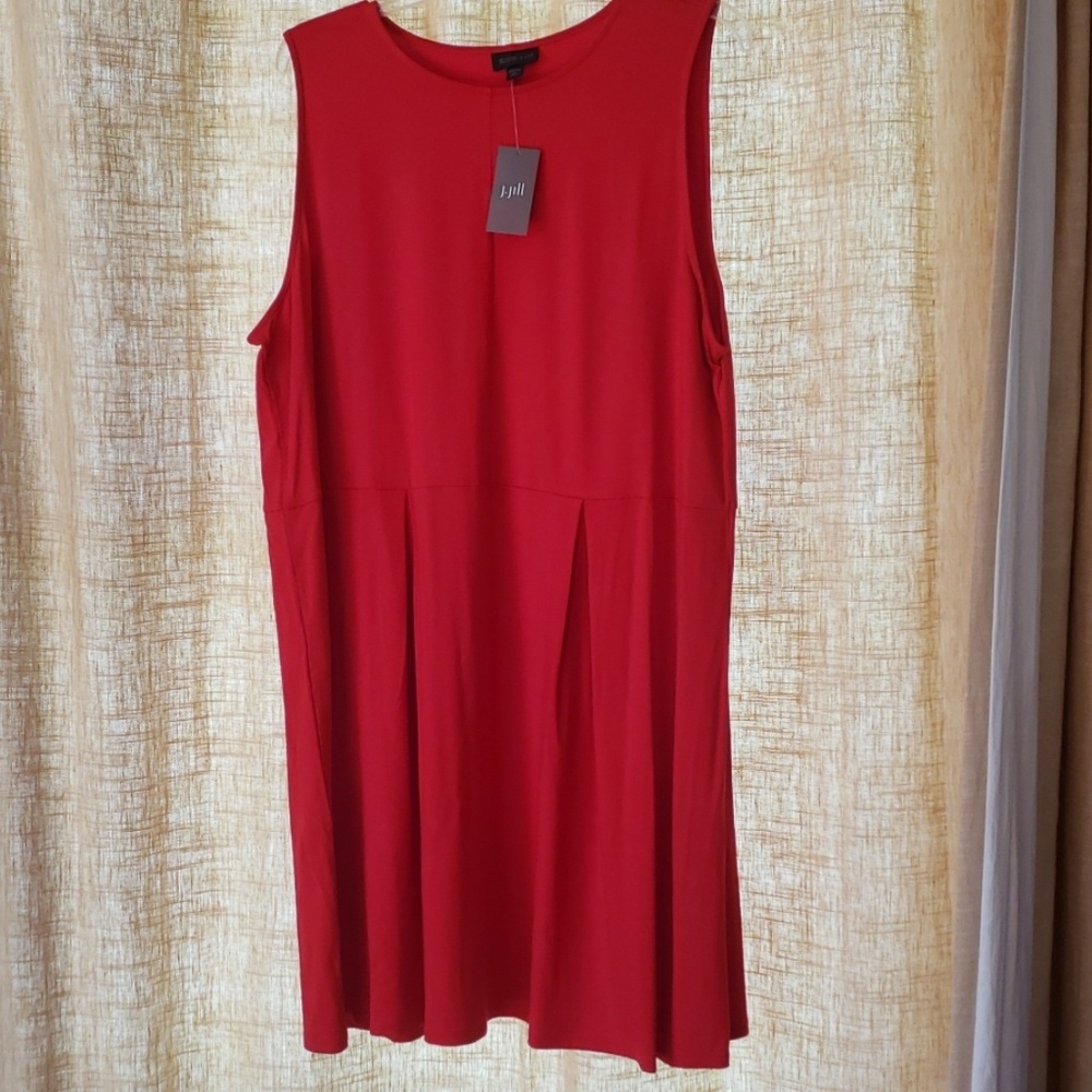 J Jill Blood Orange Knit Summer Dress